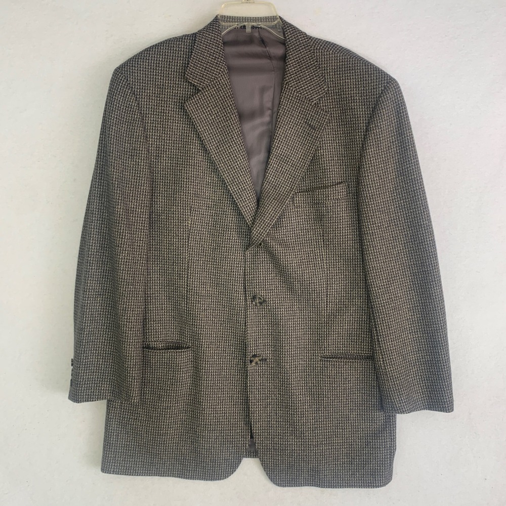 Ermenegildo Zegna Soft Pure Cashmere Blazer Jacket Mens 42R Brown‎ Sport Coat - Picture 2 of 11